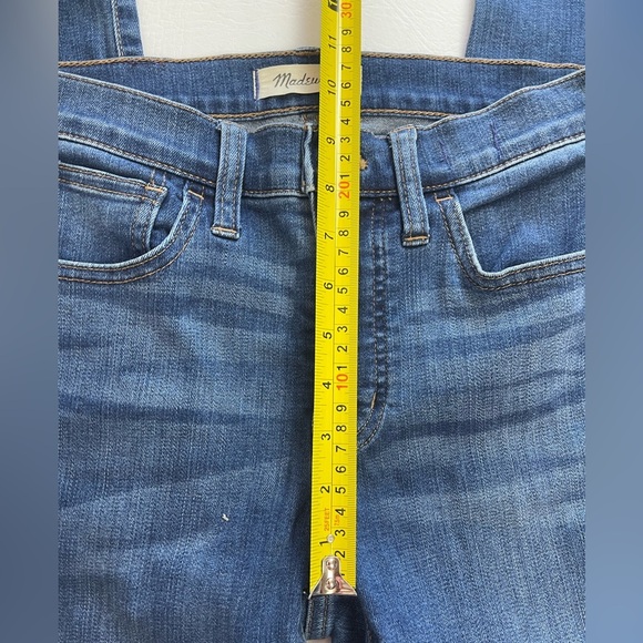 Madewell 9" Mid-Rise Skinny Jeans Medium Wash Size 25 - Picture 14 of 15